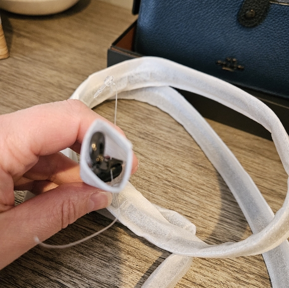 Coach Blue Leather Crossbody Wallet - Picture 11 of 11